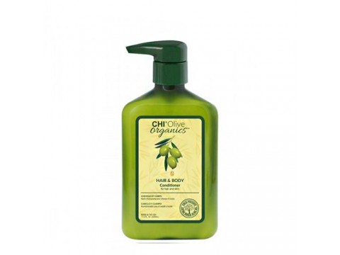 CHI Olive Organics Hair & Body Conditioner Plaukų Ir Kūno Kondicionierius, 340 ml